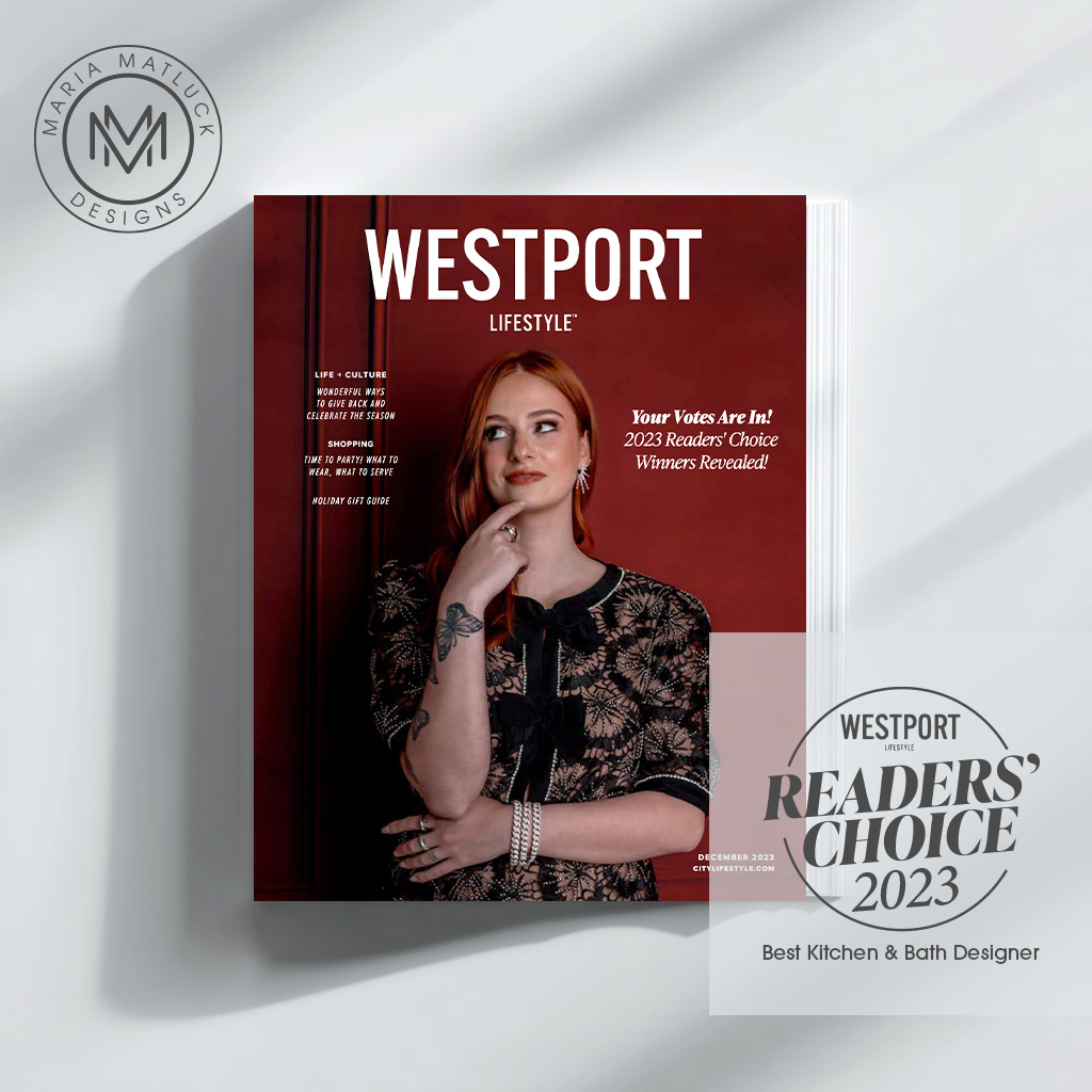 Voted Best Kitchen & Bath Designer 2023 - Westport Lifestyle Magazine